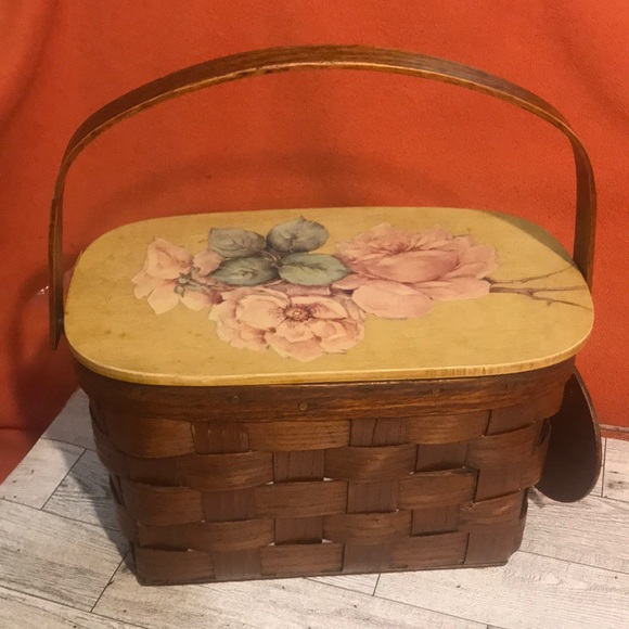 Vintage Putney Vermont Basketville Primitive Purse - Picture 1 of 10